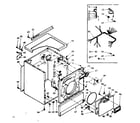 Kenmore 1106907101 machine sub-assembly diagram