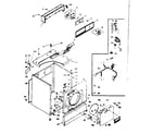 Kenmore 1106907201 machine sub-assembly diagram