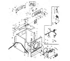 Kenmore 1106907500 machine sub-assembly diagram