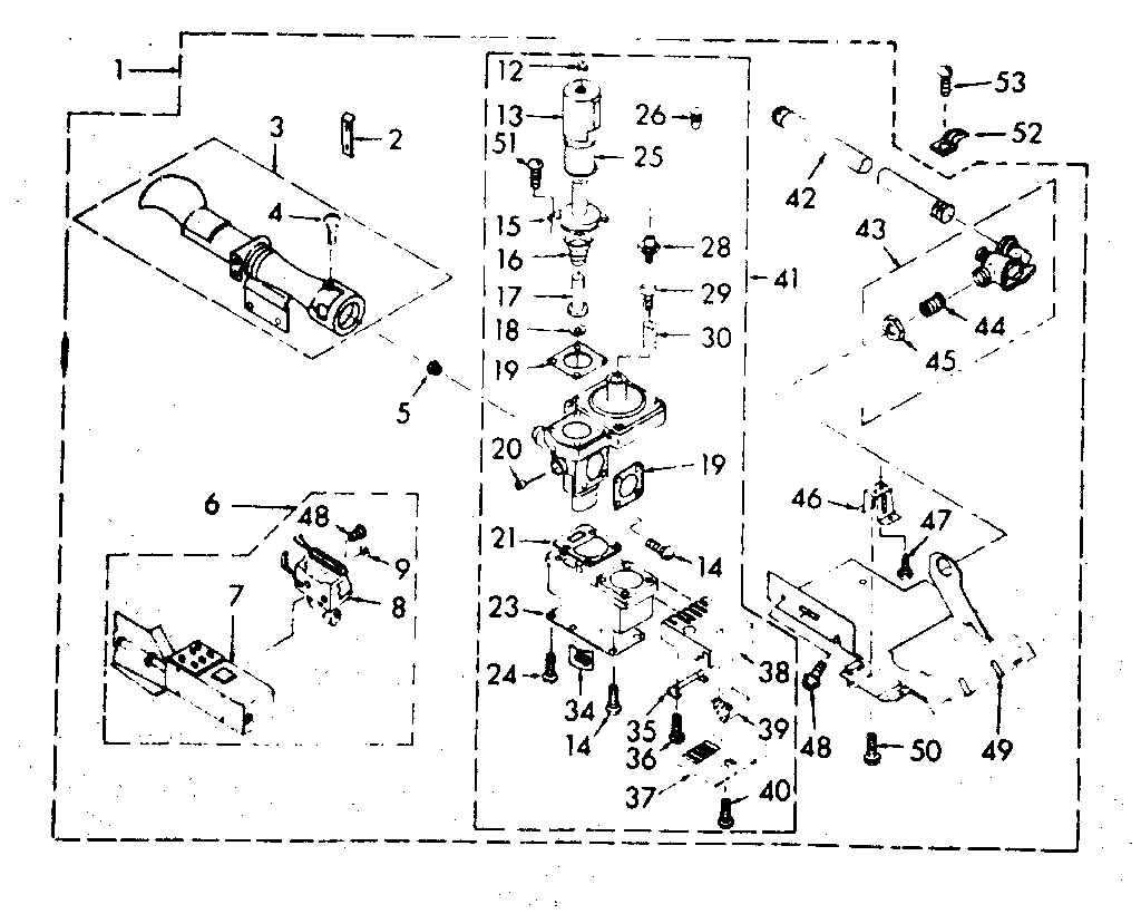 Robert shaw burner assembly