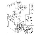 Kenmore 1106907501 machine sub-assembly diagram