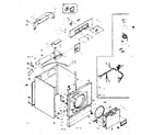 Kenmore 1106907504 machine sub-assembly diagram