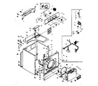 Kenmore 1106907510 machine sub-assembly diagram