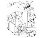 Kenmore 1106907600 machine sub-assembly diagram
