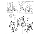 Kenmore 1106907610 bulkhead assembly diagram