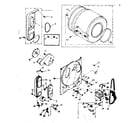 Kenmore 1106907613 bulkhead assembly diagram