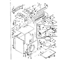 Kenmore 1106907800 machine sub-assembly diagram