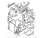 Kenmore 1106907803 machine sub-assembly diagram