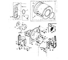 Kenmore 1106907803 bulkhead assembly diagram