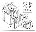 Kenmore 1106908100 machine sub-assembly diagram