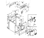 Kenmore 1106908500 machine sub-assembly diagram