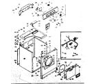 Kenmore 1106908501 machine sub-assembly diagram