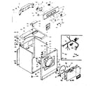 Kenmore 1106908510 machine sub-assembly diagram