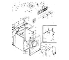Kenmore 1106908600 machine sub-assembly diagram