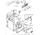 Kenmore 1106908601 machine sub-assembly diagram