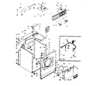 Kenmore 1106908610 machine sub-assembly diagram