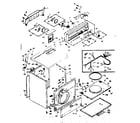 Kenmore 1106908701 machine sub-assembly diagram