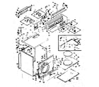 Kenmore 1106908800 machine sub-assembly diagram