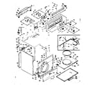 Kenmore 1106908801 machine sub-assembly diagram