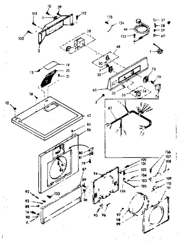 Top and front assembly