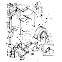 Kenmore 1106909502 base and tank assembly diagram