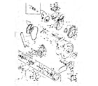 Kenmore 1106909900 blower, cylinder, pump and motor diagram