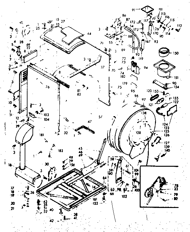 BASE AND TANK ASSEMBLY