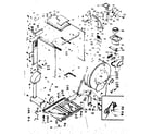 Kenmore 1106909900 base and tank assembly diagram