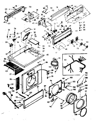 Top and front assembly