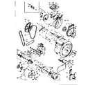 Kenmore 1106909910 blower, cylinder, pump and motor diagram