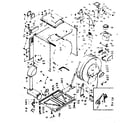Kenmore 1106909910 base and tank assembly diagram