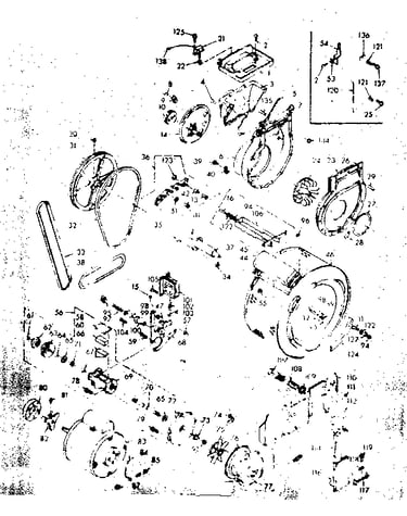 Blower, cylinder, pump and motor