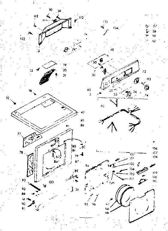 Top and front assembly