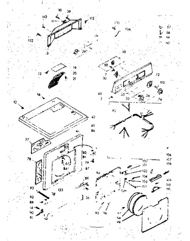 Top and front assembly