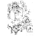 Kenmore 1106910500 base and tank assembly diagram