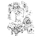 Kenmore 1106910501 base and tank assembly diagram
