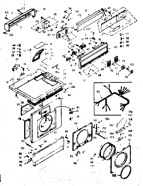 Top & front assembly