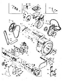 Blower, cylinder, pump and motor