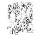 Kenmore 1106910910 base and tank assembly diagram