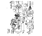 Kenmore 1106915751 machine sub-assembly diagram