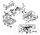 Kenmore 1106914752 top and console assembly diagram
