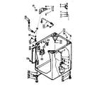 Kenmore 1106914703 cabinet parts diagram