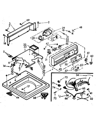 Top and console assembly