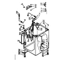 Kenmore 1106914704 cabinet parts diagram