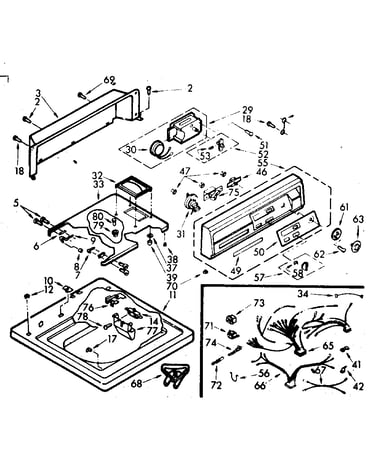 Top and console assembly
