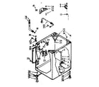 Kenmore 1106915756 cabinet parts diagram