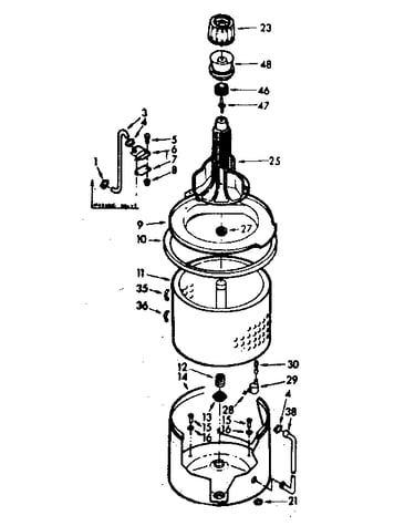 Tub and basket assembly