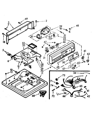 Top and console assembly