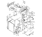 Kenmore 1106917702 machine sub-assembly diagram