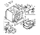 Kenmore 1106917704 cabinet assembly diagram